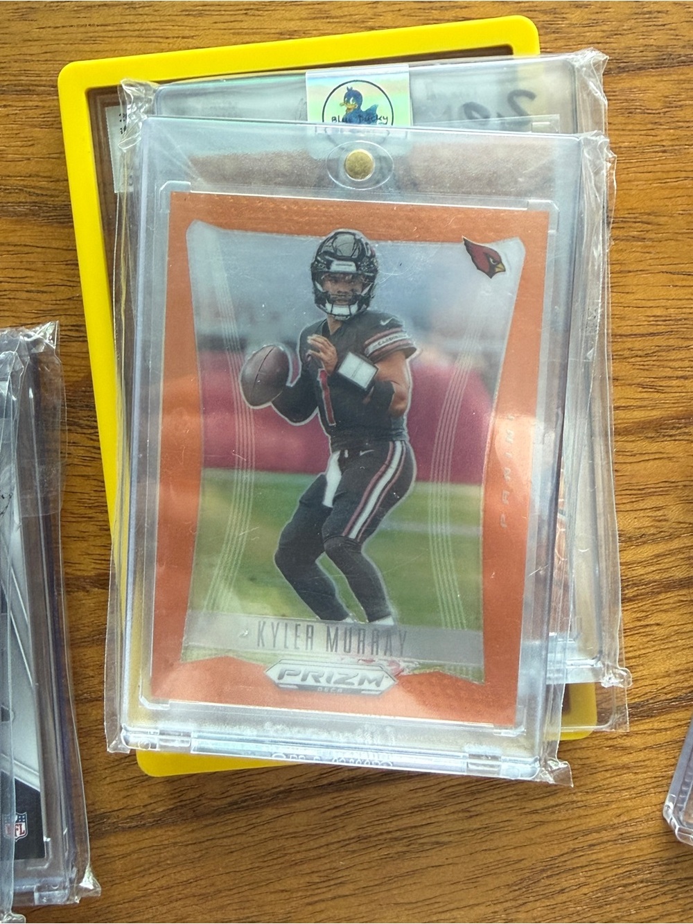 Kyler Murray Prizm Deca Football Trading Card - Orange Border /49